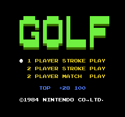 Golf (E)  screenshot