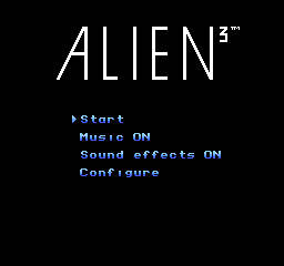 Alien 3 (E)  screenshot