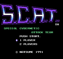 S.C.A.T. - Special Cybernetic Attack Team (U)  screenshot