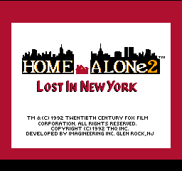 Home Alone 2 - Lost in New York (E)  screenshot