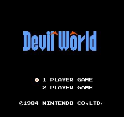 Devil World (E)  screenshot