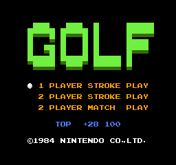 Golf (J)  screenshot
