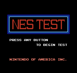 NES Test (U)  screenshot