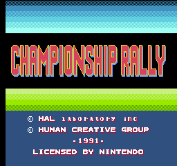 Championship Rally (A)  screenshot