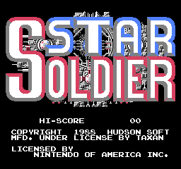 Star Soldier (U)  screenshot