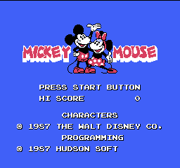Mickey Mouse (J)  screenshot
