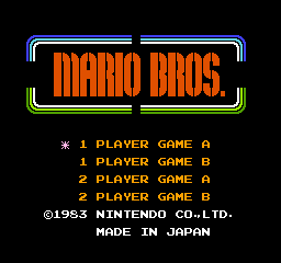Mario Bros. (JU)  screenshot