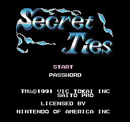 Secret Ties (U) (Proto)  screenshot