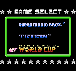 Super Mario Bros. + Tetris + Nintendo World Cup (E)  screenshot