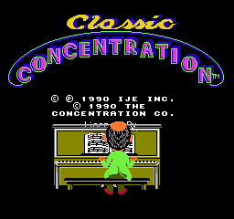 Classic Concentration (U)  screenshot
