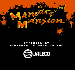 Maniac Mansion (U)  screenshot
