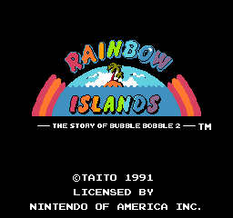 Rainbow Islands - The Story of Bubble Bobble 2 (U)  screenshot