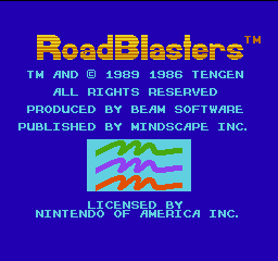 RoadBlasters (U)  screenshot
