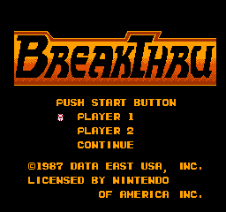BreakThru (U)  screenshot