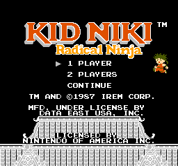 Kid Niki - Radical Ninja (U) (v1.1)  screenshot