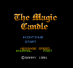 Magic Candle, The (J)  screenshot