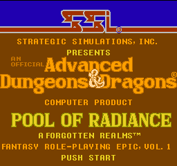 Advanced Dungeons & Dragons - Pool of Radiance (J)  screenshot