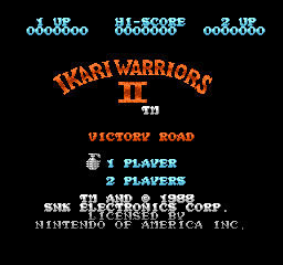 Ikari Warriors II - Victory Road (U)  screenshot