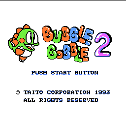 Bubble Bobble 2 (J)  screenshot
