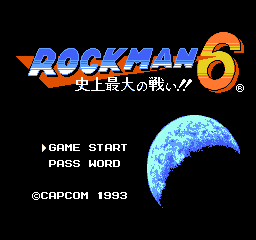Rockman 6 - Shijou Saidai no Tatakai!! (J)  screenshot