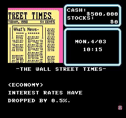 Wall Street Kid (U) screenshot