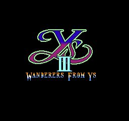 Ys III - Wanderers From Ys (J)  screenshot