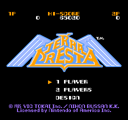 Terra Cresta (U)  screenshot