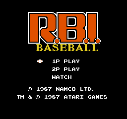 R.B.I. Baseball (U) (Unl)  screenshot