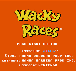 Wacky Races (U)  screenshot