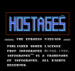 Hostages - The Embassy Mission (J)  screenshot