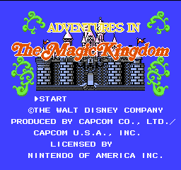 Adventures in the Magic Kingdom (U)  screenshot