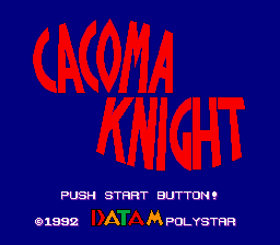 Cacoma Knight (J)  screenshot