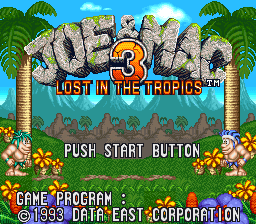 Joe & Mac 3 - Lost in the Tropics (E) (M3)  screenshot
