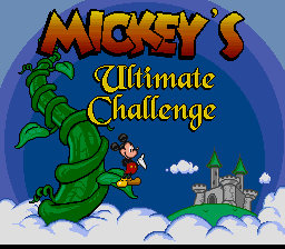 Mickey's Ultimate Challenge (U)  screenshot