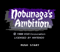 Nobunaga's Ambition (U)  screenshot