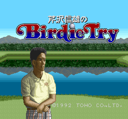 Serizawa Nobuo no Birdie Try (J)  screenshot