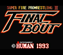 Super Fire Pro Wrestling III - Final Bout (J) (v1.0)  screenshot