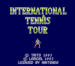International Tennis Tour (U)  screenshot
