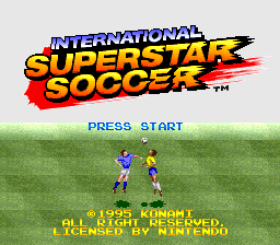 International Superstar Soccer (U)  screenshot