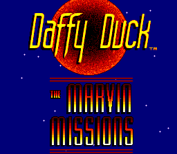 Daffy Duck - The Marvin Missions (E)  screenshot