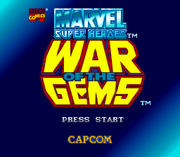 Marvel Super Heroes - War of the Gems (U)  screenshot