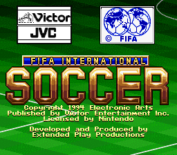 FIFA International Soccer (J)  screenshot