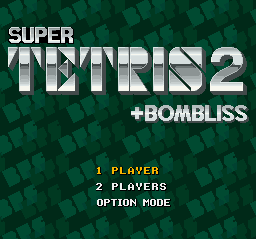 Super Tetris 2 + Bombliss (J)  screenshot