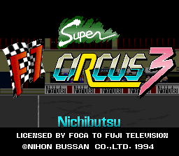 Super F1 Circus 3 (J)  screenshot
