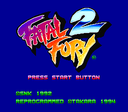 Fatal Fury 2 (U)  screenshot
