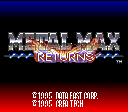 Metal Max Returns (J)  screenshot