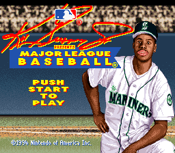 Ken Griffey Jr. Presents Major League Baseball (U)  screenshot