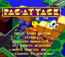 Pac-Attack (U)  screenshot