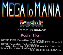 Mega lo Mania (E) (M3) (Beta)  screenshot