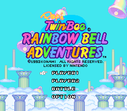 Pop'n TwinBee - Rainbow Bell Adventures (E)  screenshot